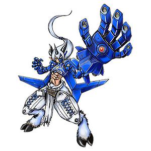 Aegiochusmon Blue