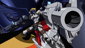 "Beelzemon + Deputymon"