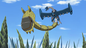 "MailBirdramon + Golemon"