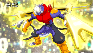 XrosUpArresterdramon (Sparrowmon)